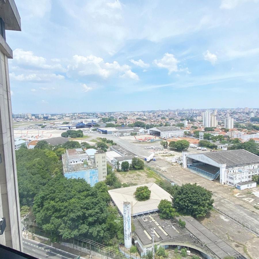 Flat Duplo Suite Congonhas Aeroporto 1008 圣保罗 外观 照片
